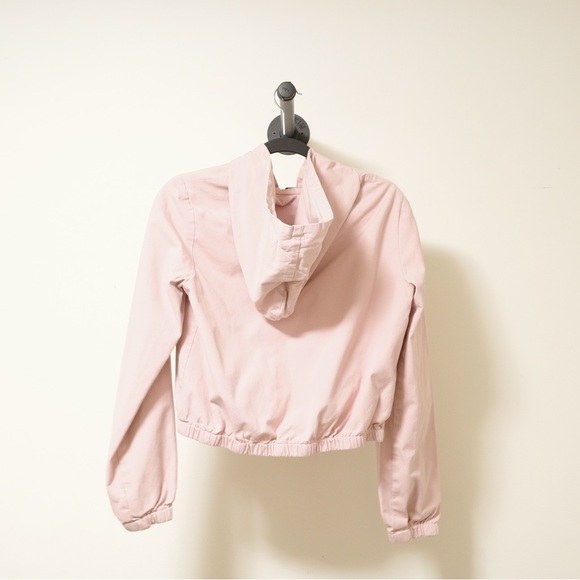 Forever 21 Twill Cropped Jacket Pink Size US S - Picture 2 of 5